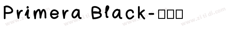 Primera Black字体转换
